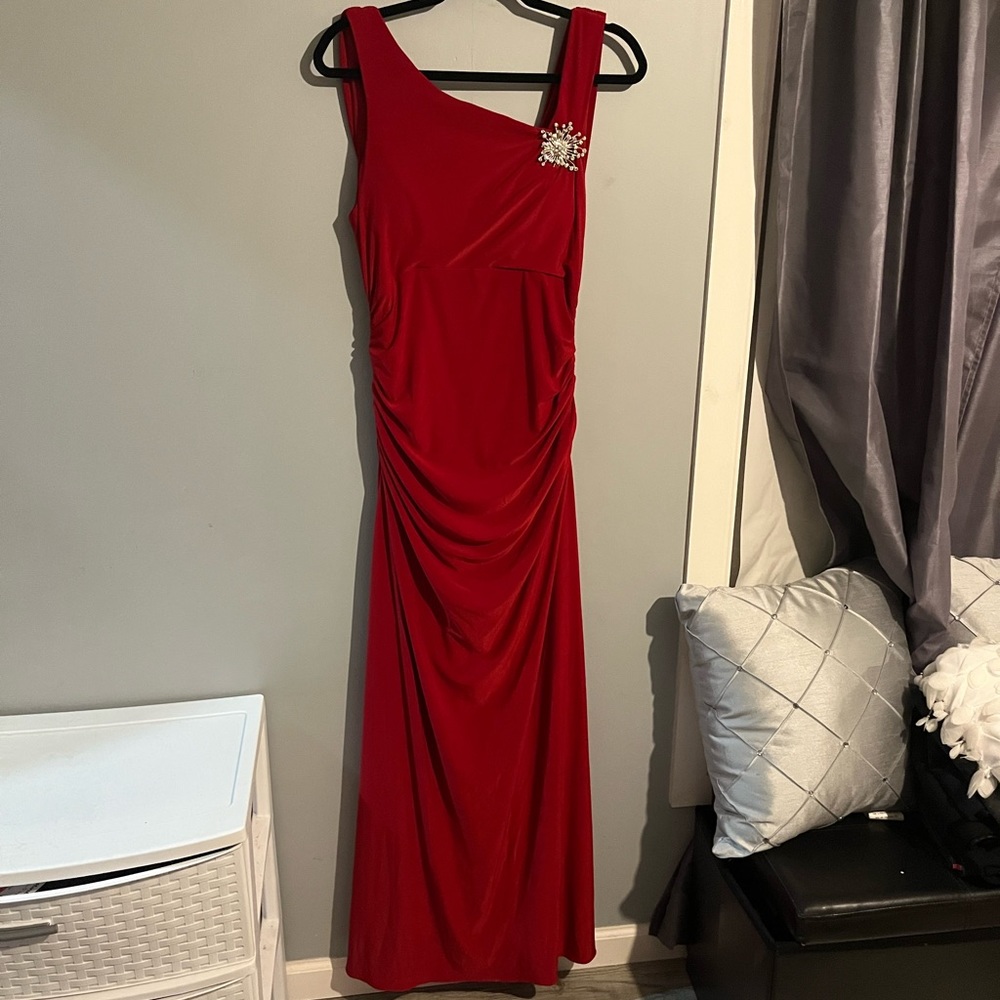 Eureka red maxi dress size large prom wedding bridesmaid mother of the bride